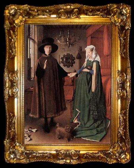 framed  Jan Van Eyck The Arnolfini Portrait, ta009-2